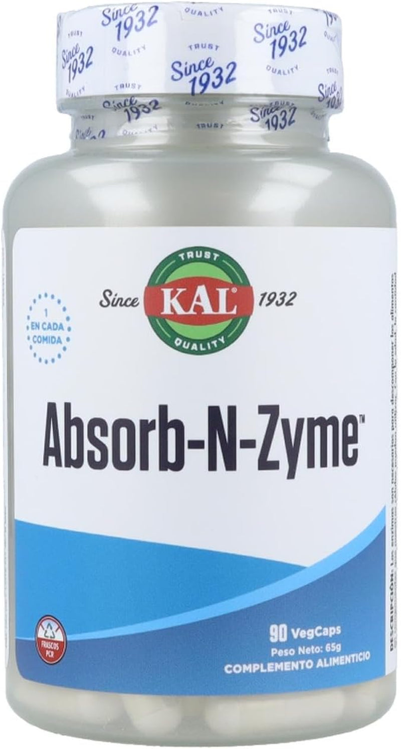 Absorb-N-Zyme | Digestive Aid | Apto Para Veganos | 90 Tabletas