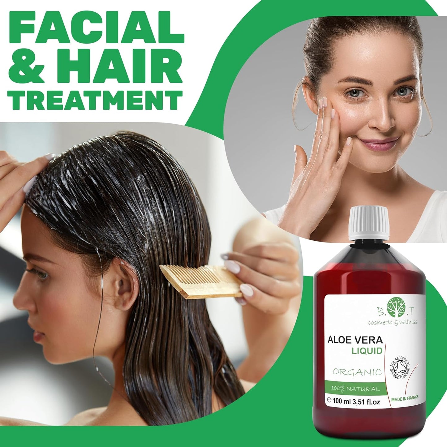 BIO Fresh Aloe Vera Líquido Concentrado. Aloe Vera Concentrado Elaboración Cosmética Casera Natural (Champú, Gel, Crema, Serum, Locion, Jabon, Mascarilla) - 2000 Ml 2 L