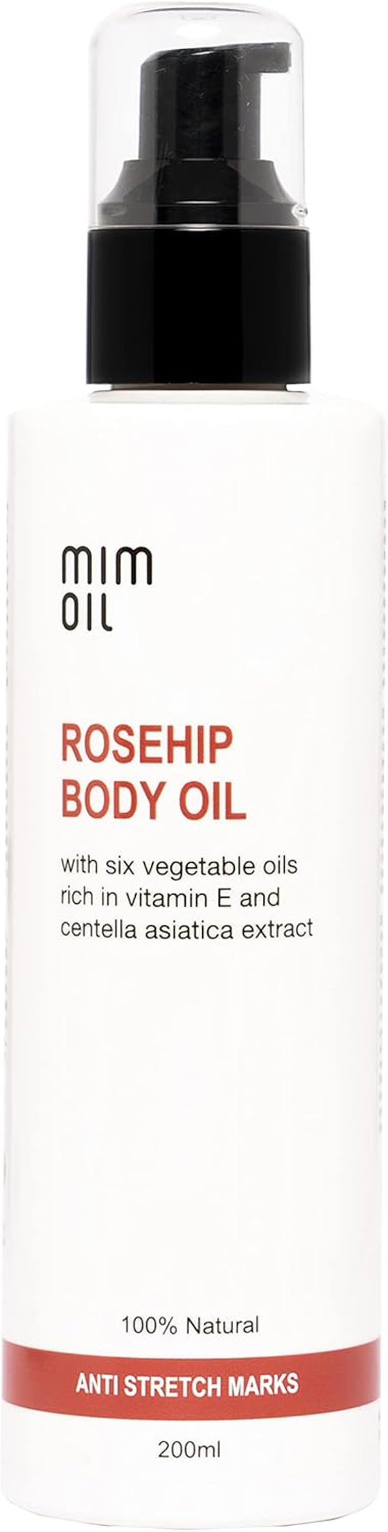 Aceite Antiestrías Con Rosa Mosqueta, Almendras Dulces, Centella Asiática Y Aceites Ricos En Vitamina E. 200 Ml. 100% Natural. Hidrata Y Ayuda a Prevenir Las Estrías Durante Embarazo Y Adolescencia.