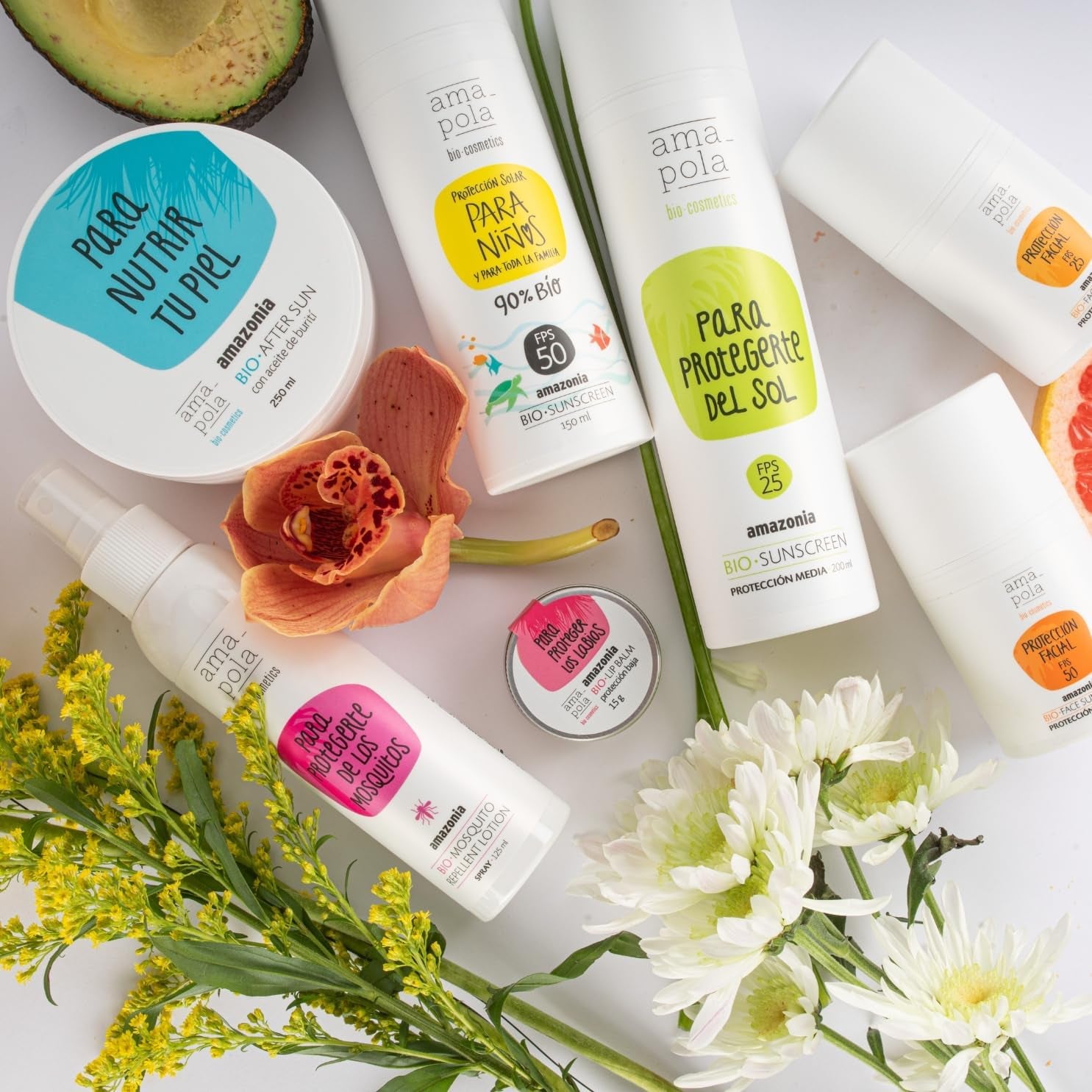 Protector Solar Ecológico Amapola Bio Cosmetics Crema Solar Corporal SPF 25 – Mineral, Biodegradable, Sin Fragancia, Para Piel Sensible, 100% Natural, 200Ml