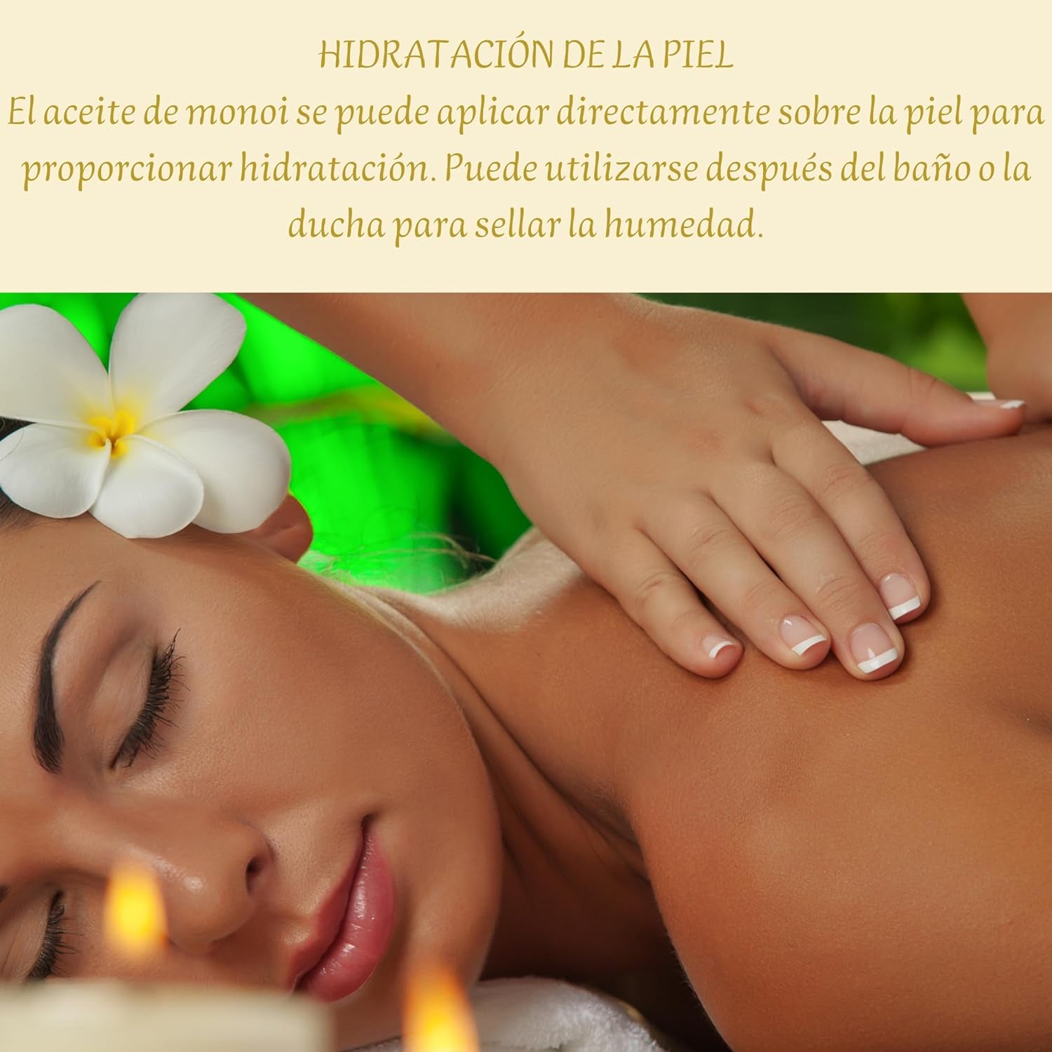 Qknatur - Aceite Seco Monoi. Hidratación Y Nutrición Para La Piel Y El Pelo. Con Una Rápida Absorción - 100 Ml. Aceite Para Masaje, Cara, Cuerpo, Cabello.