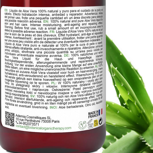 BIO Fresh Aloe Vera Líquido Concentrado. Aloe Vera Concentrado Elaboración Cosmética Casera Natural (Champú, Gel, Crema, Serum, Locion, Jabon, Mascarilla) - 2000 Ml 2 L