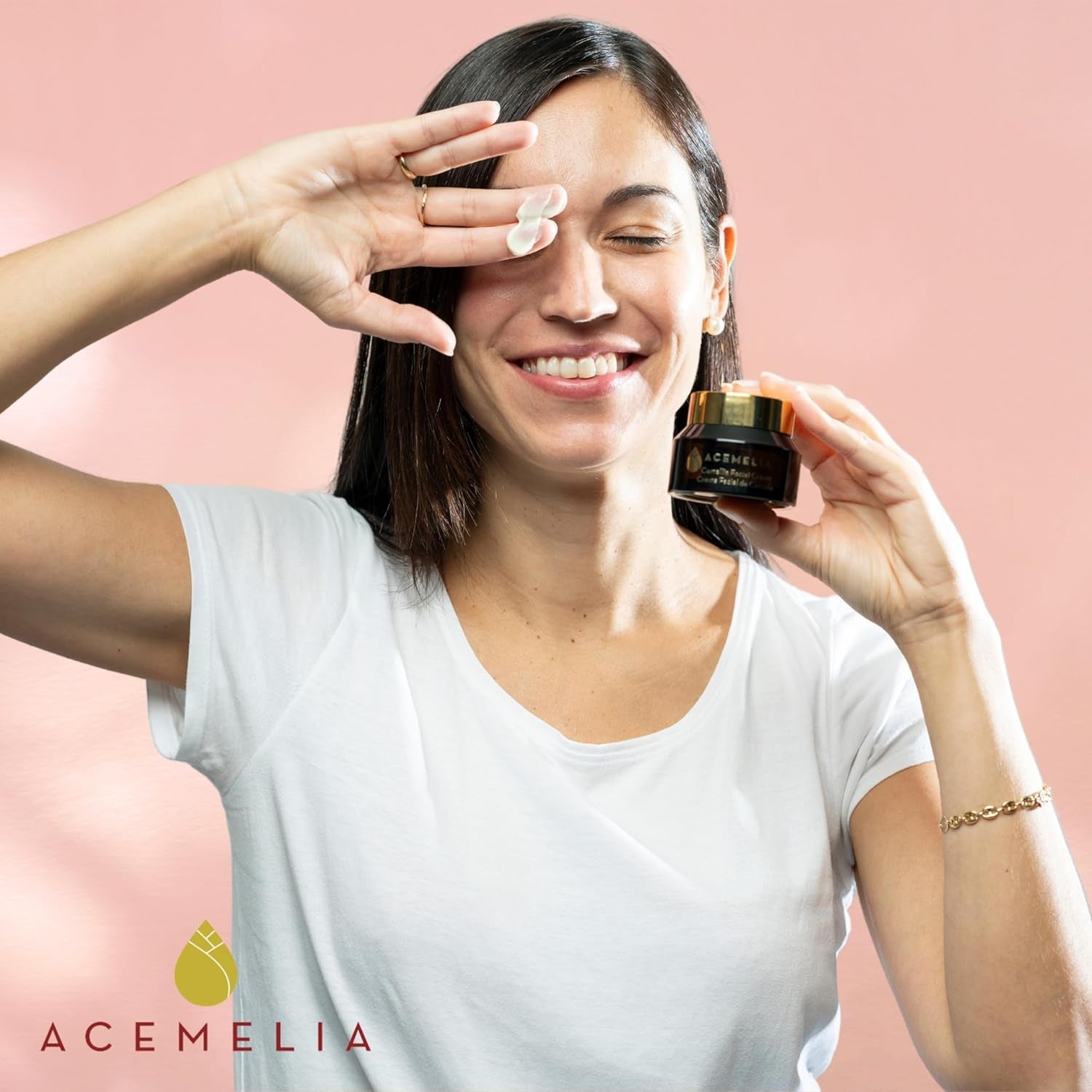 Crema Hidratante Facial Antiarrugas Y Antimanchas Con Aceite De Camelia - Hidratación Profunda Y Efecto Antiedad - Certificado Natural Y Vegano - 50Ml