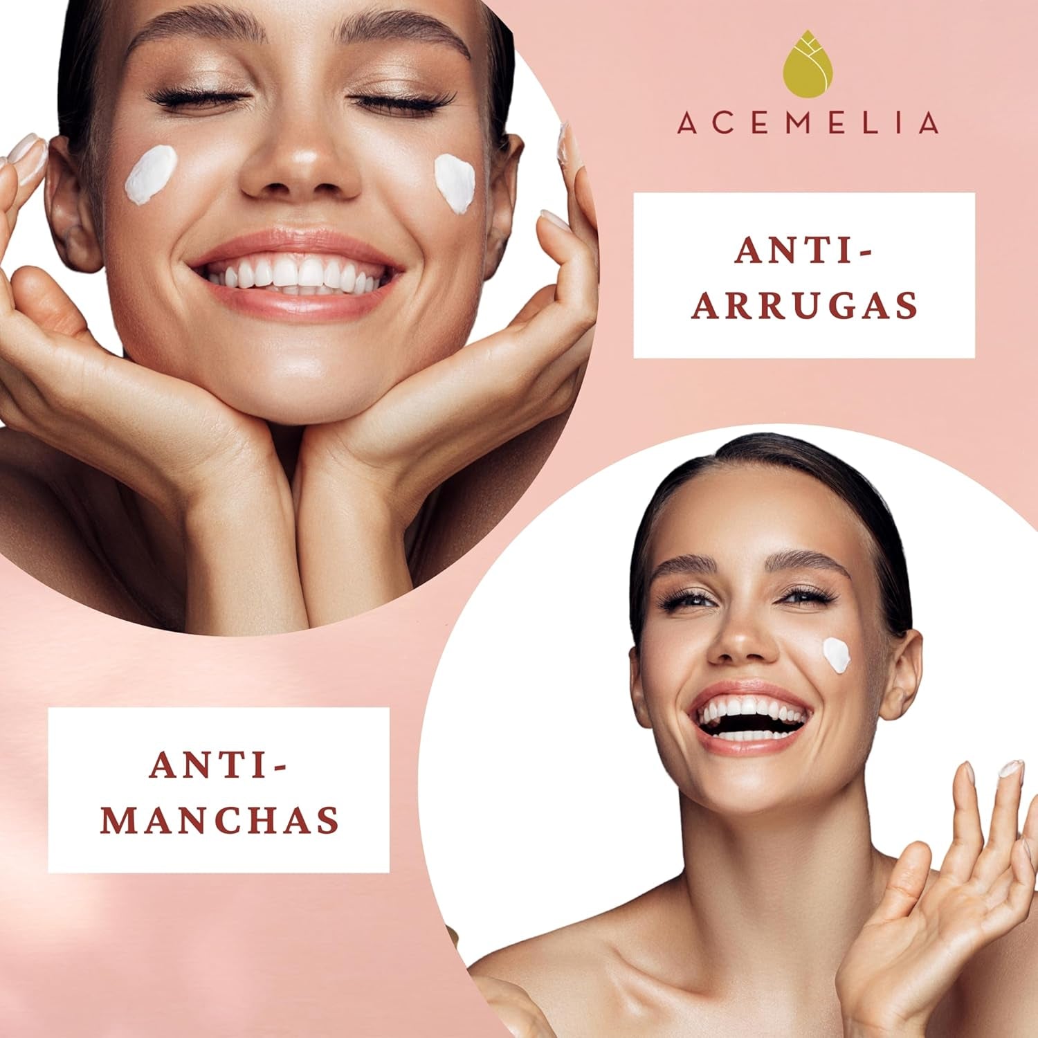 Crema Hidratante Facial Antiarrugas Y Antimanchas Con Aceite De Camelia - Hidratación Profunda Y Efecto Antiedad - Certificado Natural Y Vegano - 50Ml